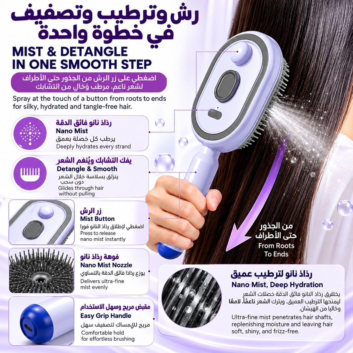 Electric Air Spray Comb