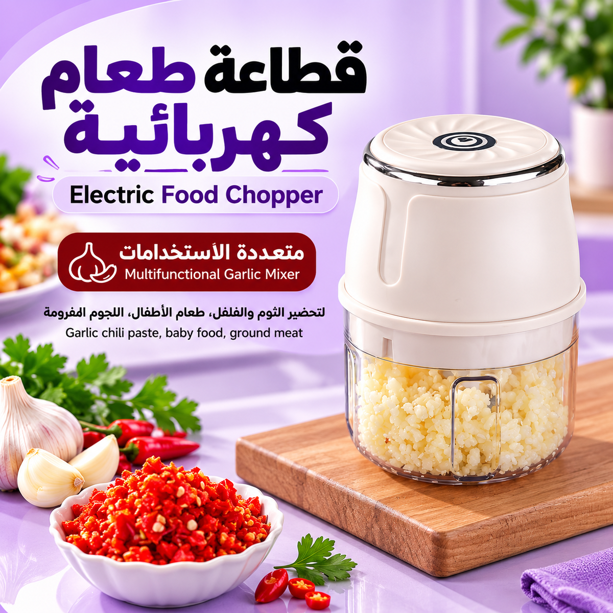 Electric Food Chopper