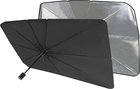 Premium Car Umbrella Sun Shade – Foldable Windshield Protector Against Heat & Sunlight 🚗