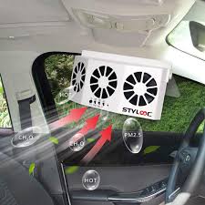 Solar Power Car Fan