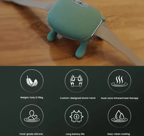 Portable Neck, Shoulder & Lower Back Massager with 3 Modes