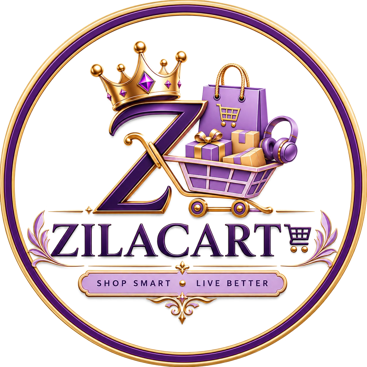 ZILACART purple logo transparent